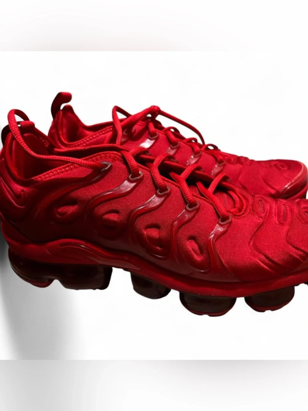 Nike Men's Red VaporMax Style Athletic Sneakers